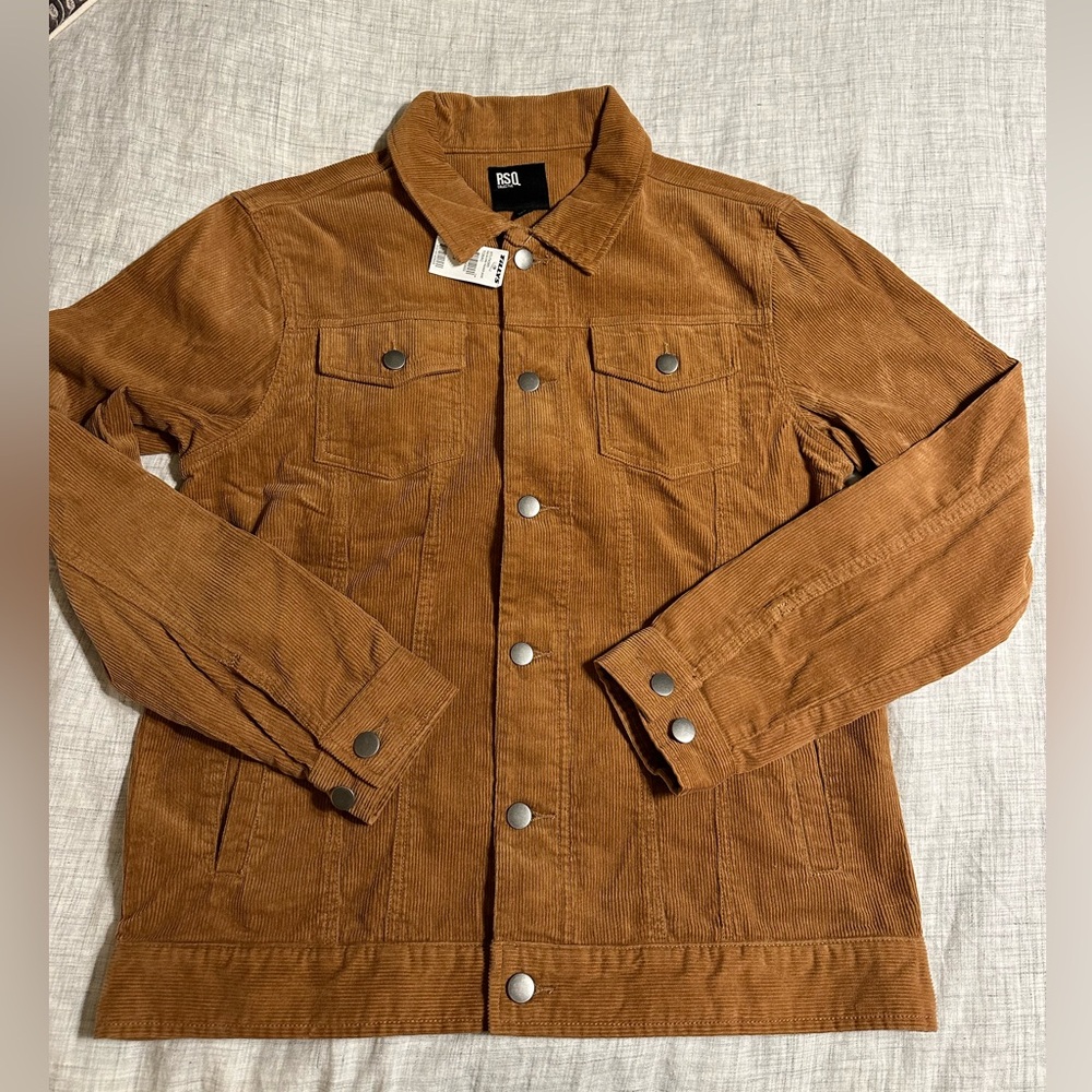 NWT - TILLYS a brand RSQ - men’s corduroy jacket in brown